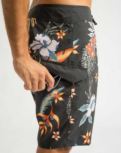 Boardshort Volcom Mod Sunriser Floral Stealth