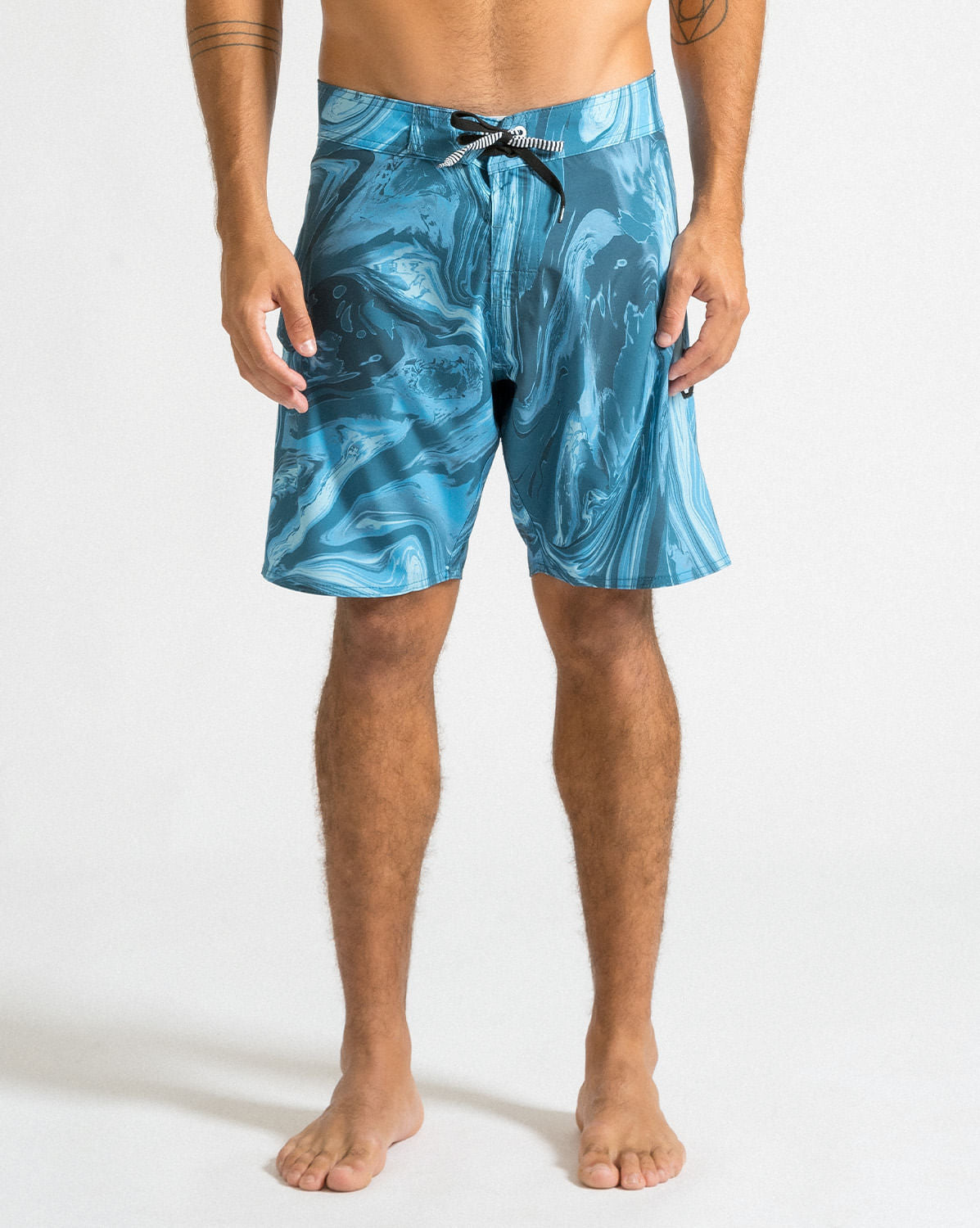 Boardshort Volcom Psyche Marble Azul