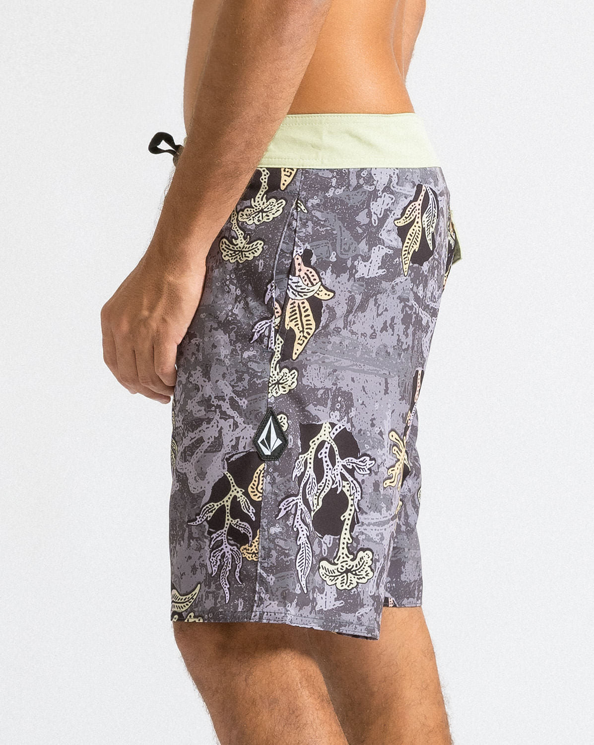 Boardshort Volcom Mashed Cinza