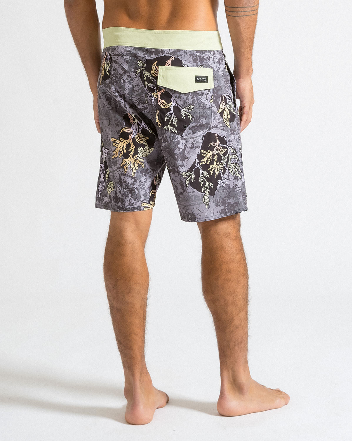 Boardshort Volcom Mashed Cinza