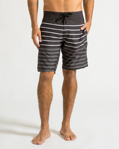 Boardshort Volcom Quarta Stripe Preto