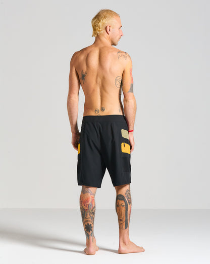 Boardshort Volcom Surf Vitals Yago Dora Black Combo