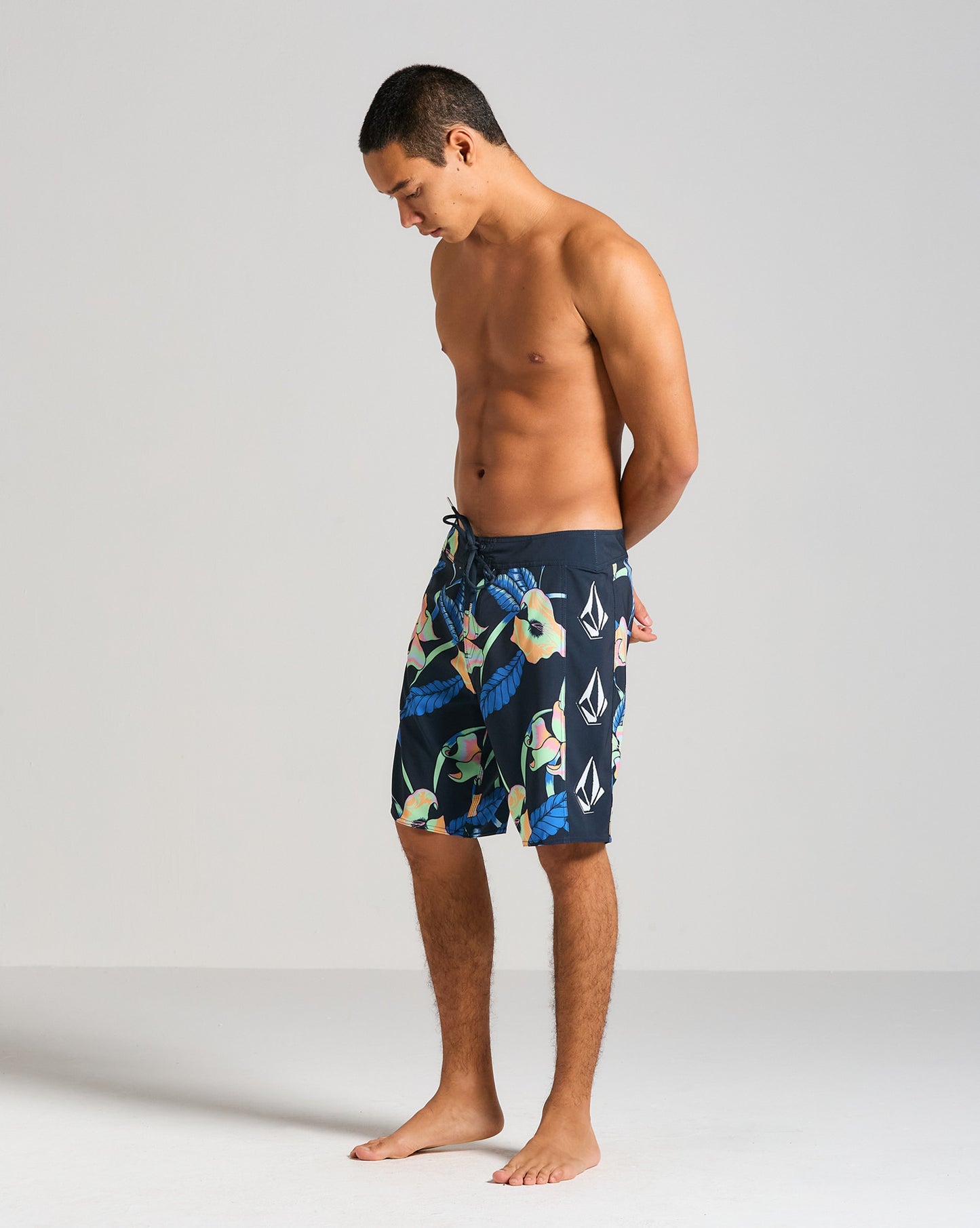 Boardshort Volcom Iconic Floral Navy