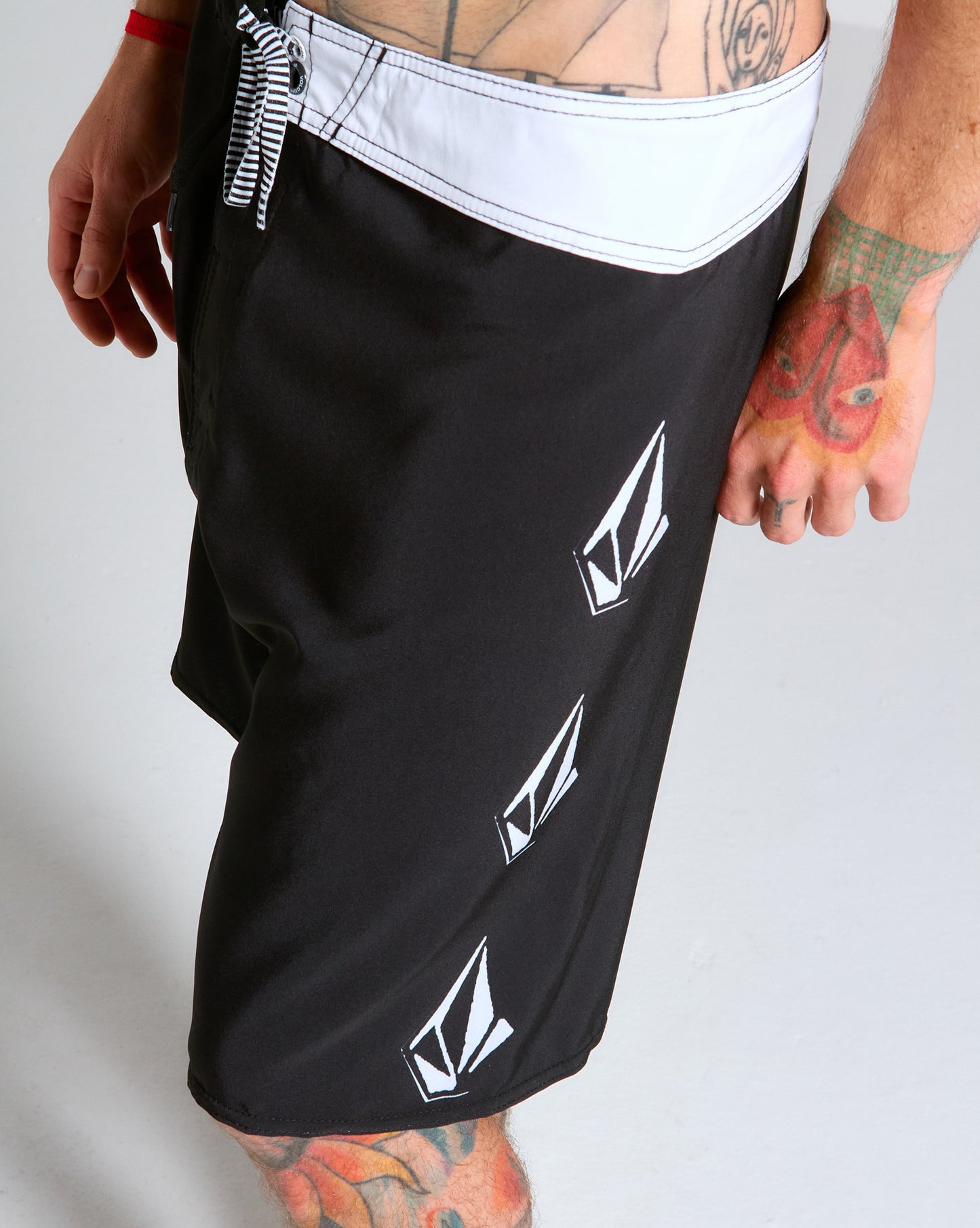 Boardshort Volcom Iconic Stone Preto