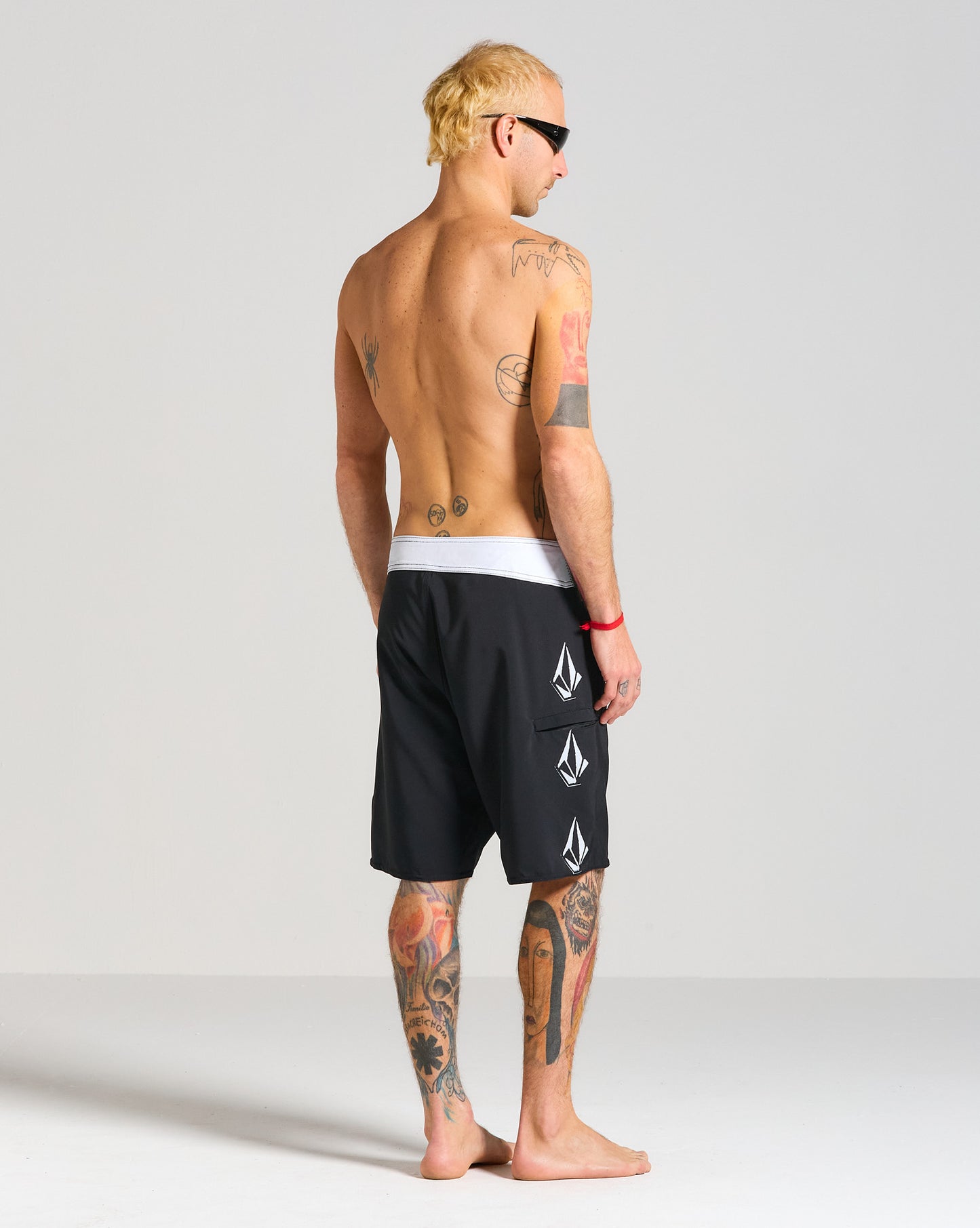 Boardshort Volcom Iconic Stone Preto