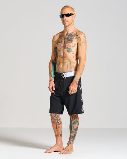 Boardshort Volcom Iconic Stone Preto