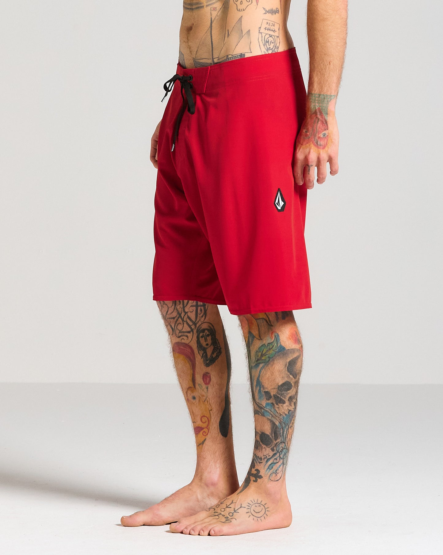 Boardshort Volcom Lido Solid Vermelho