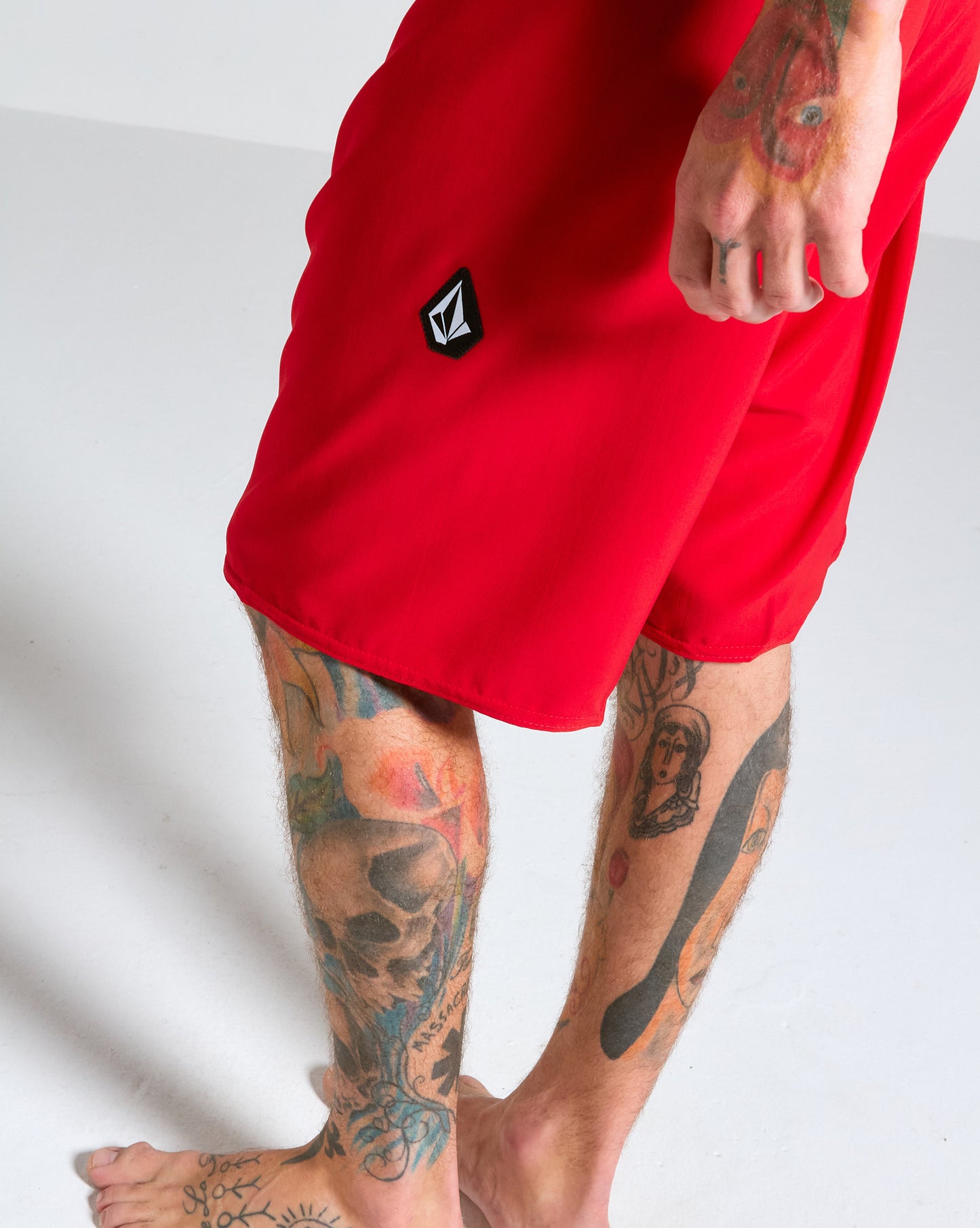 Boardshort Volcom Lido Solid Vermelho