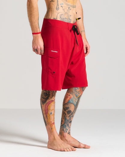 Boardshort Volcom Lido Solid Vermelho