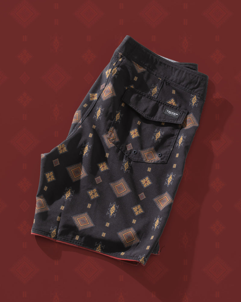 Boardshort Volcom Desert Dobby Black