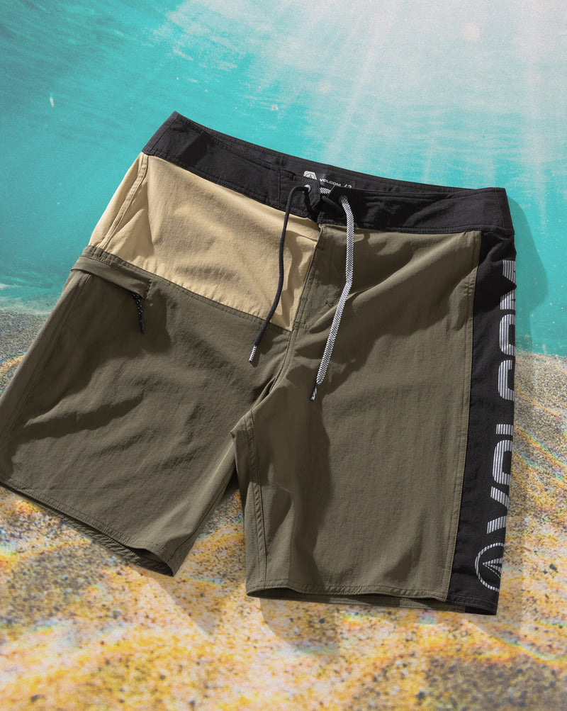 Boardshort Volcom Sabotage Army Green