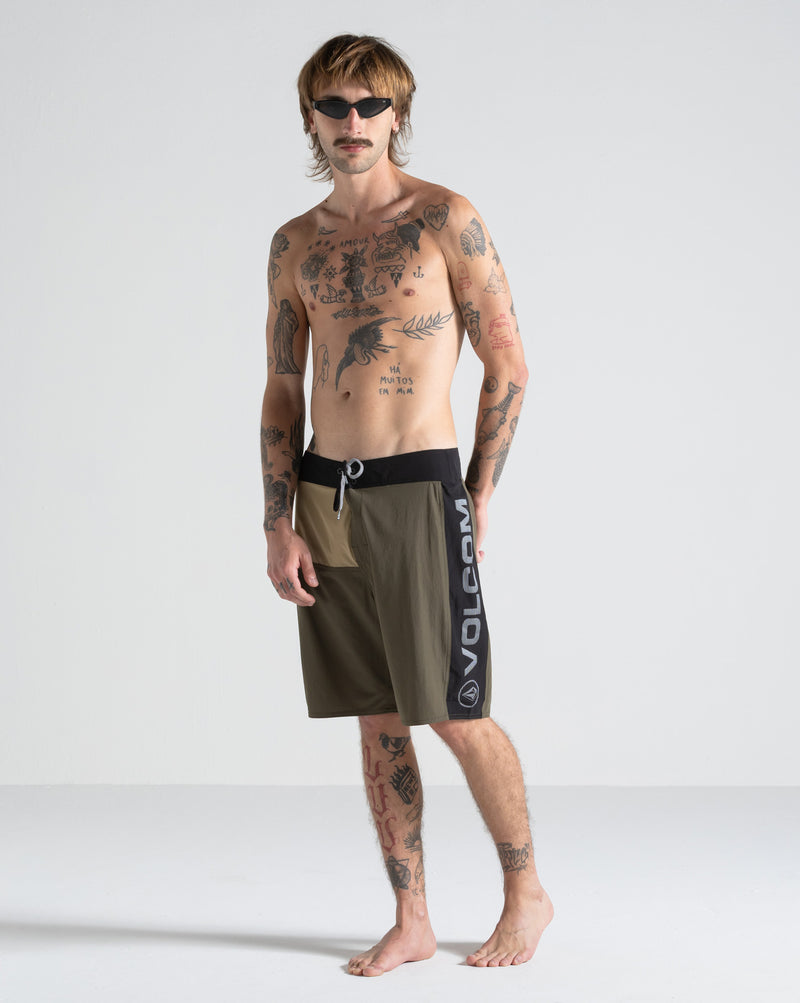Boardshort Volcom Sabotage Army Green