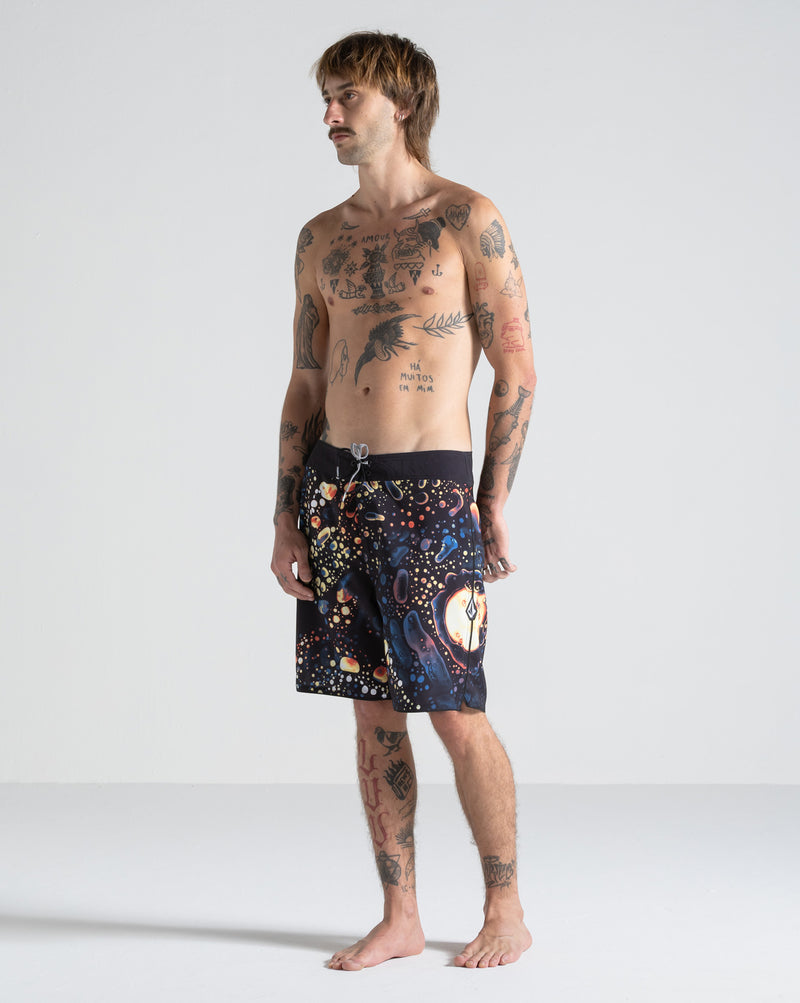 Boardshort Volcom Excited Black