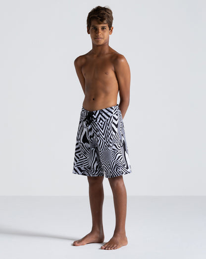 Boardshort Volcom Infusion Juvenil Preto