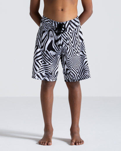 Boardshort Volcom Infusion Juvenil Preto