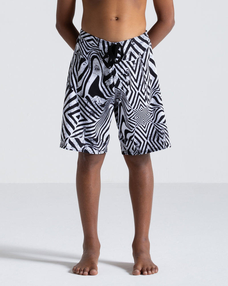 Boardshort Volcom Infusion Juvenil Preto