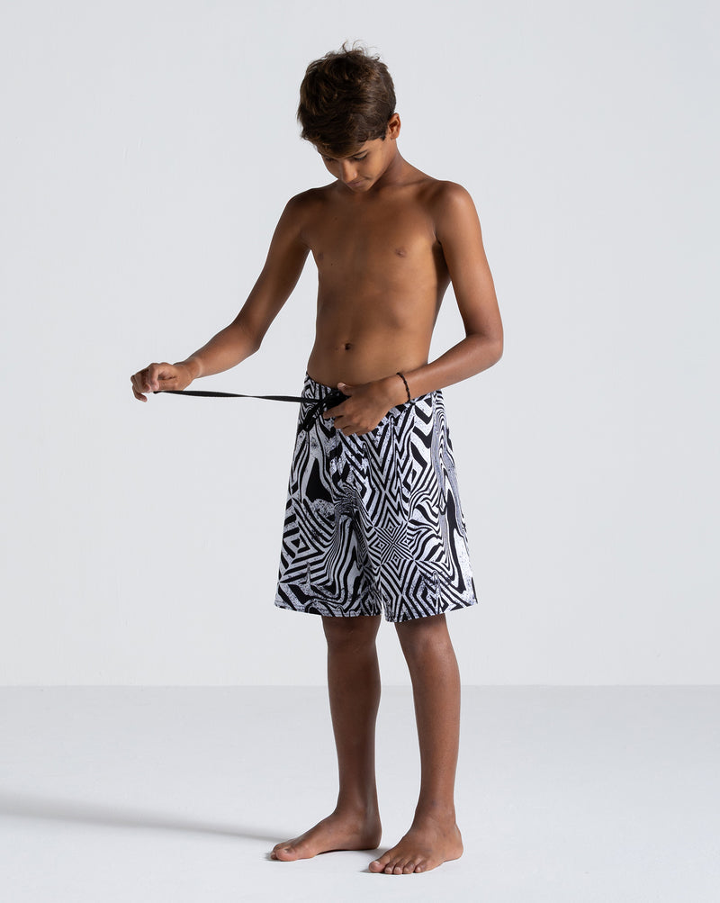 Boardshort Volcom Infusion Juvenil Preto