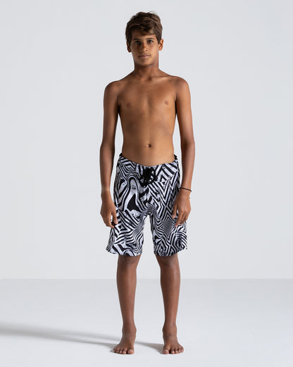 Boardshort Volcom Infusion Juvenil Preto