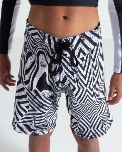 Boardshort Volcom Infusion Juvenil Preto