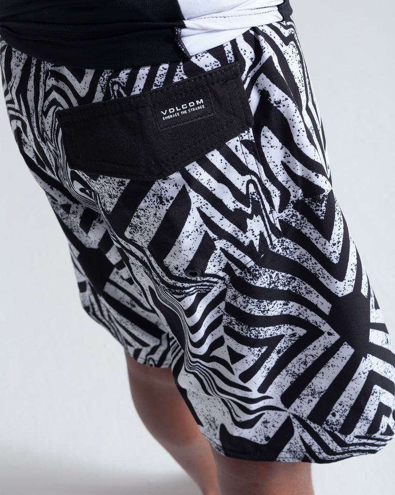 Boardshort Volcom Infusion Juvenil Preto