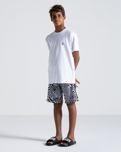 Boardshort Volcom Infusion Juvenil Preto