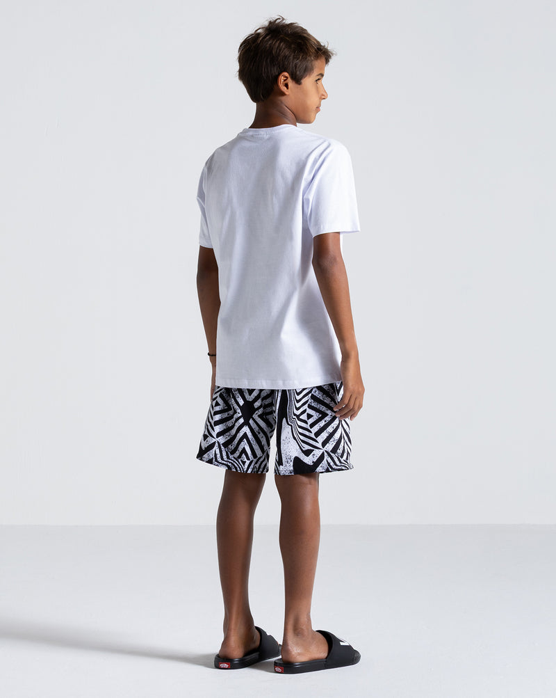 Boardshort Volcom Infusion Juvenil Preto