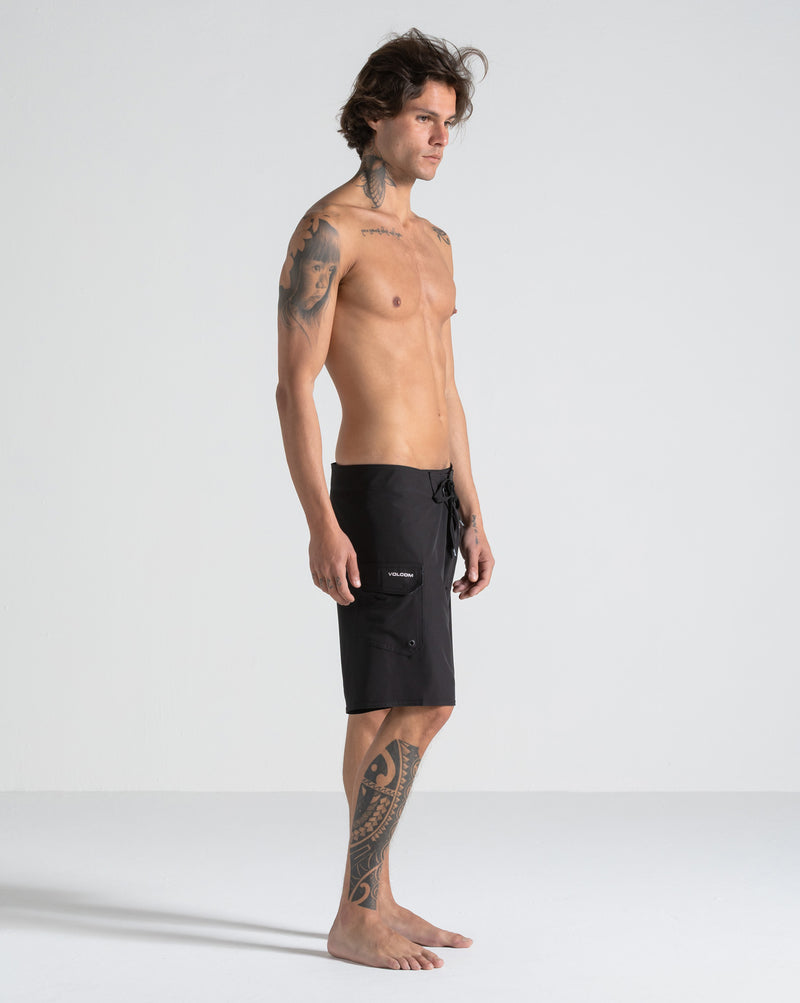 Boardshort Volcom Lido Solid Preto