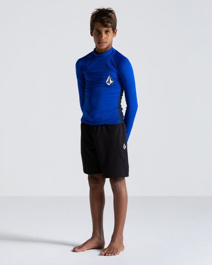 Boardshort Volcom Lido Solid Juvenil Preto