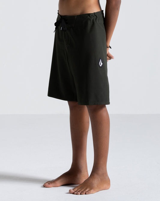 Boardshort Volcom Lido Solid Juvenil Verde