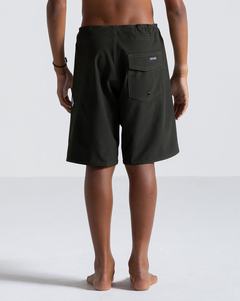 Boardshort Volcom Lido Solid Juvenil Verde