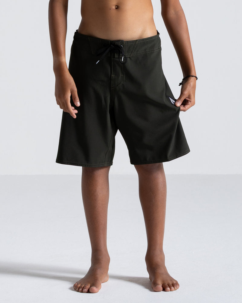 Boardshort Volcom Lido Solid Juvenil Verde