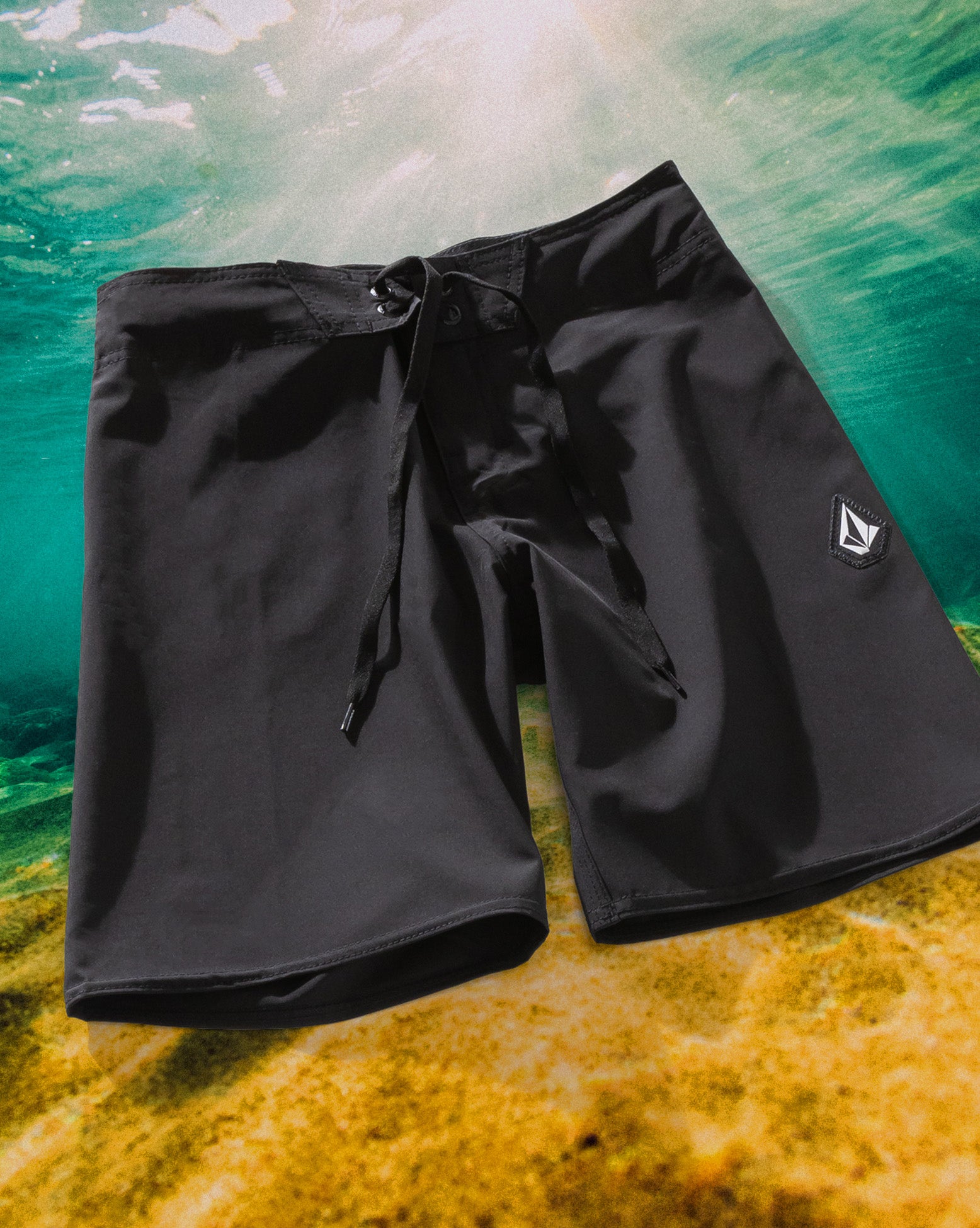 Boardshorts Volcom Lido Solid Preto - Volcom Brasil - Loja Oficial
