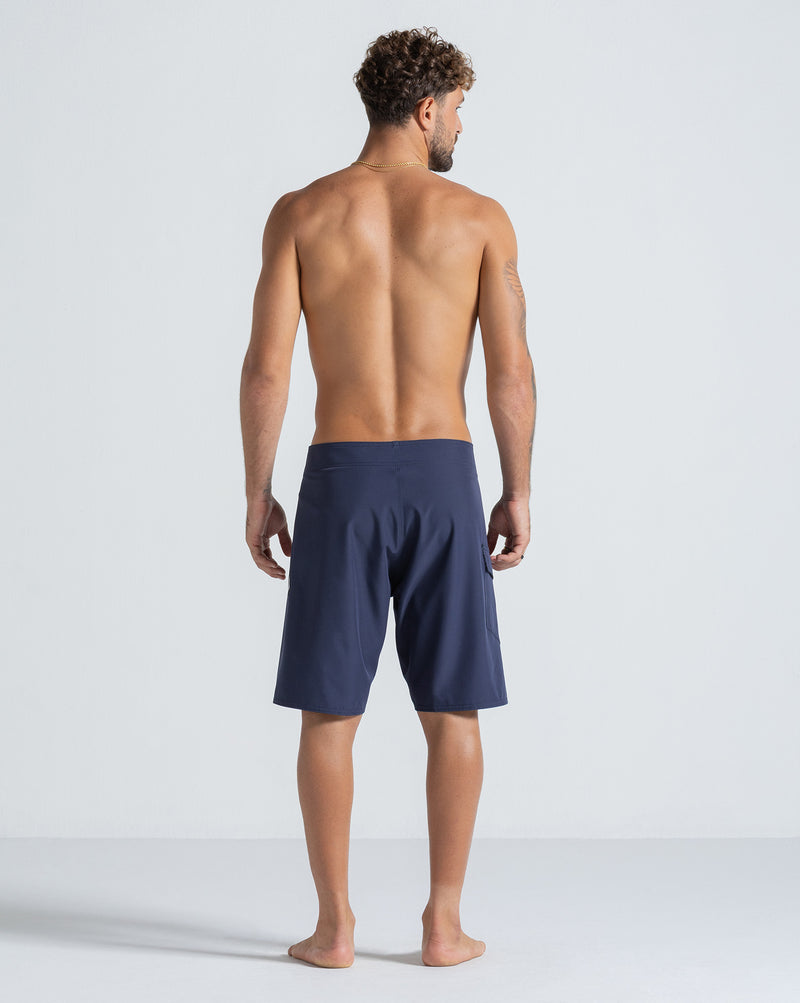 Boardshort Volcom Lido Solid Azul Escuro