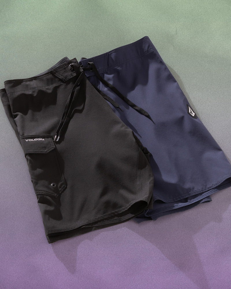 Boardshort Volcom Lido Solid Azul Escuro