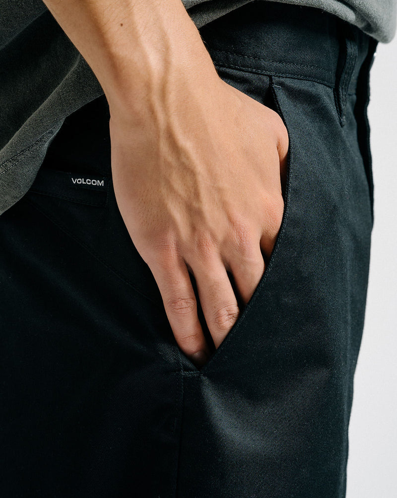 Walkshort Volcom Frickin Modern Stretch Chino Black