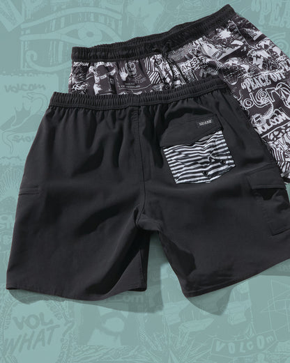 Shorts Volcom Truly Liberator Preto