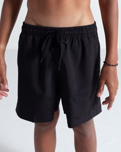 Shorts Volcom Solid Stone Juvenil Preto