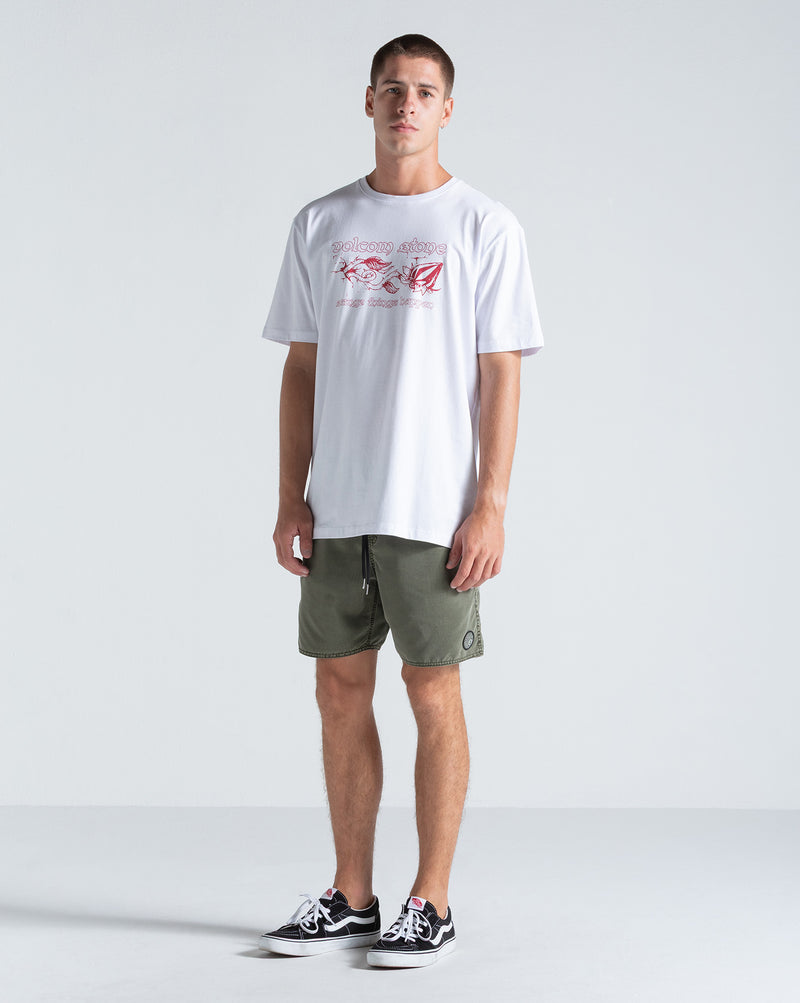 Shorts Volcom Center Trunk 17 Expedition Green