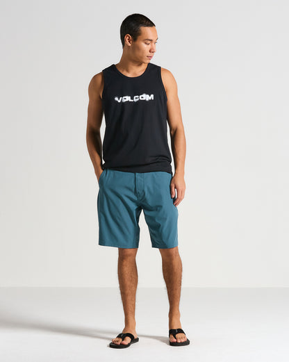 Bermuda Híbrida Volcom Cross Shred Cruzer Blue