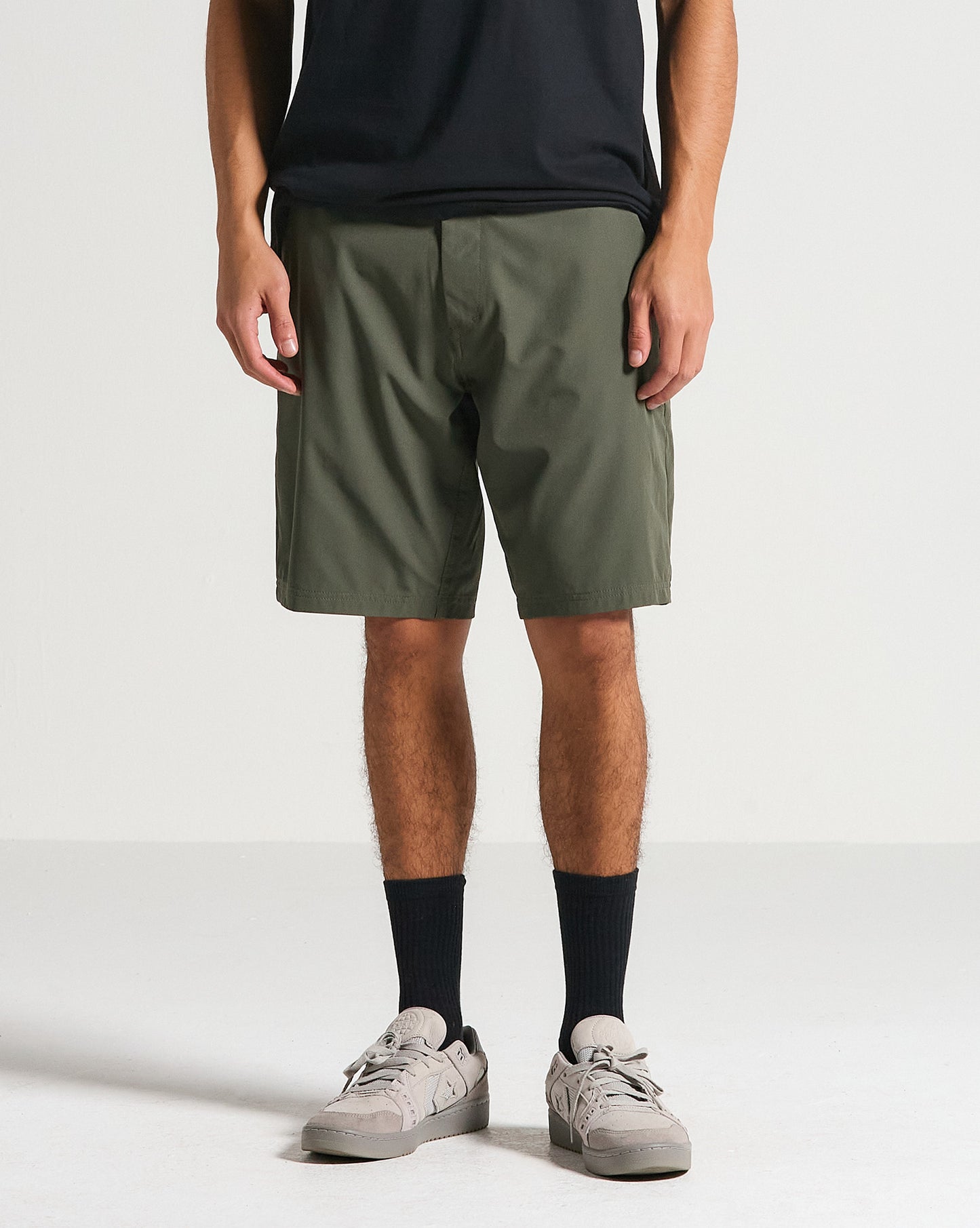 Bermuda Híbrida Volcom Cross Shred Squadron Green