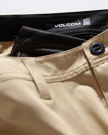 Bermuda Híbrida Volcom Cross Shred Dark Khaki