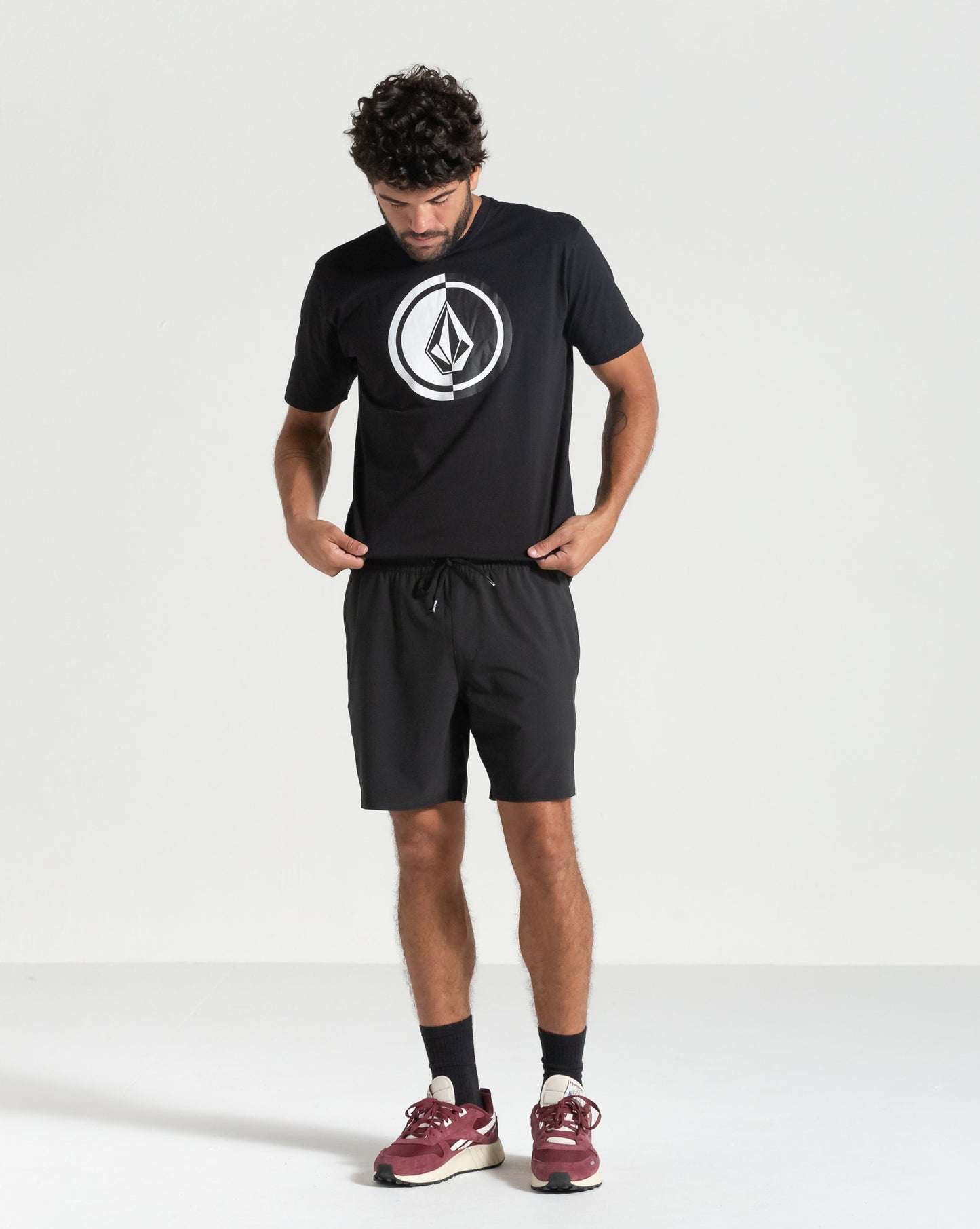 Bermuda Híbrida Volcom Nomoly Black