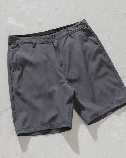 Walkshort Híbrido Volcom Thriller Hybrid Black Heather