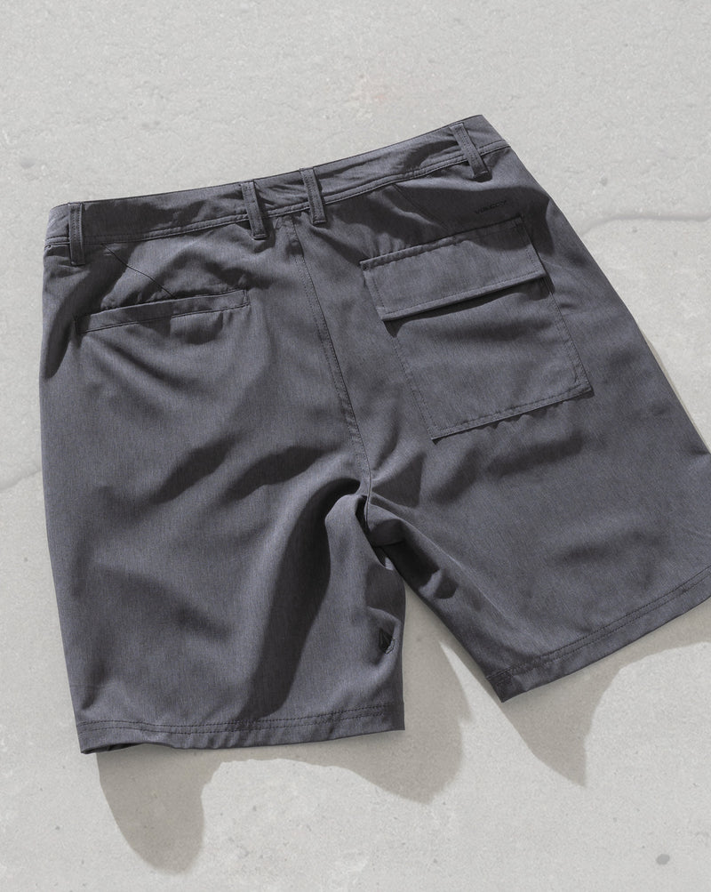 Walkshort Híbrido Volcom Thriller Hybrid Black Heather
