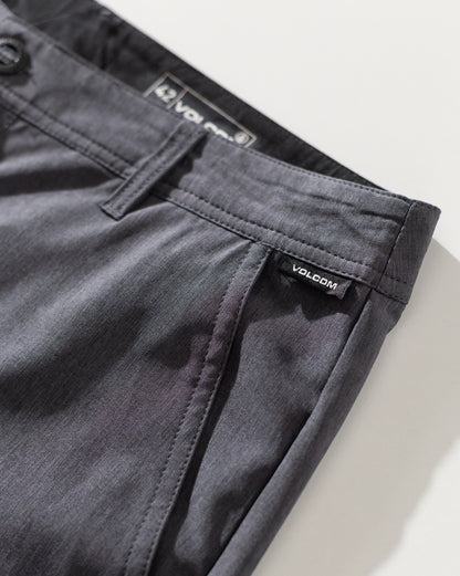 Walkshort Híbrido Volcom Thriller Hybrid Black Heather