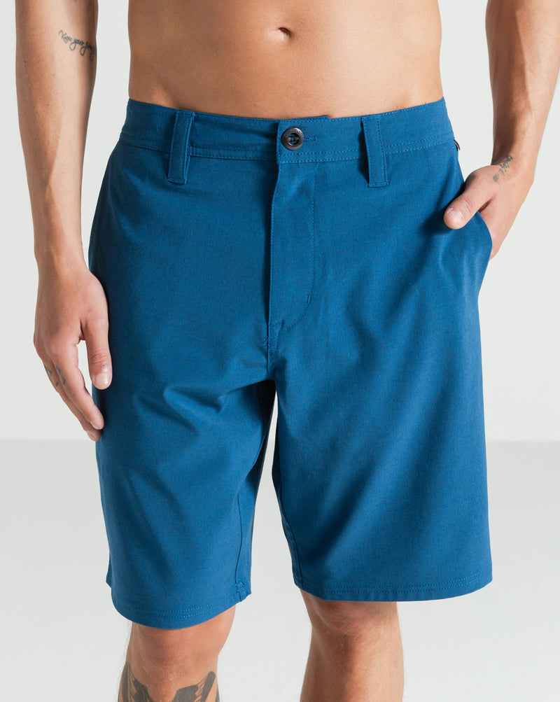 Walkshort Híbrido Volcom Frickin Cross Shred Cosmic Blue