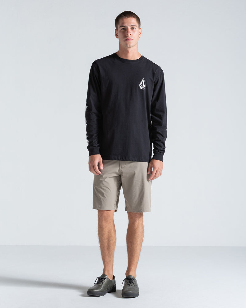 Bermuda Híbrida Volcom Frickin Cross Shred Brindle