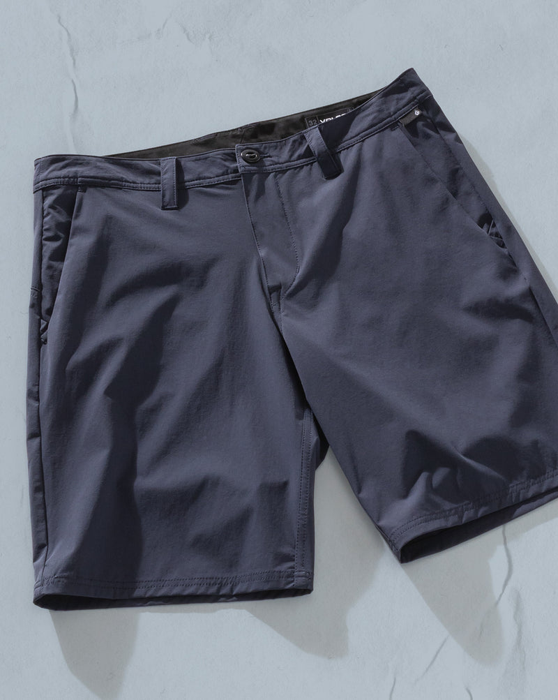 Bermuda Híbrida Volcom Frickin Cross Shred Navy