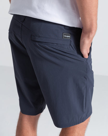 Bermuda Híbrida Volcom Frickin Cross Shred Navy
