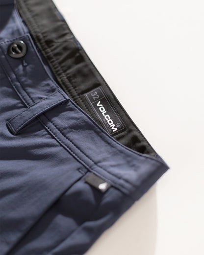 Bermuda Híbrida Volcom Frickin Cross Shred Navy